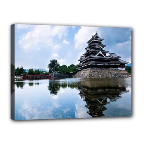 Beautiful Pagoda On Lake Nature Wallpaper Canvas 16  X 12  by Modern2018