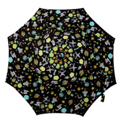 Space Pattern Hook Handle Umbrellas (medium) by Valentinaart