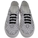 Floral Flower Mandala Decorative Men s Classic Low Top Sneakers View1
