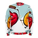 Dancing Fruit Apple Organic Fruit Men s Sweatshirt View1