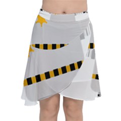 Robot Technology Robotic Animation Chiffon Wrap by Simbadda