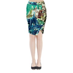 Clocks And Watch 4 Midi Wrap Pencil Skirt by bestdesignintheworld