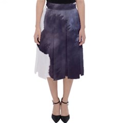 Grey Wolf  Folding Skater Skirt by StarvingArtisan