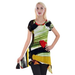 Grave Yard 5 Short Sleeve Side Drop Tunic by bestdesignintheworld