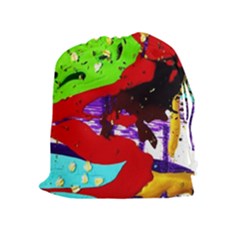 Untitled Island 4 Drawstring Pouches (extra Large) by bestdesignintheworld