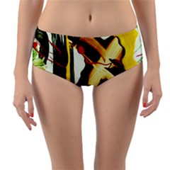 Grave Yard 2 Reversible Mid-waist Bikini Bottoms by bestdesignintheworld