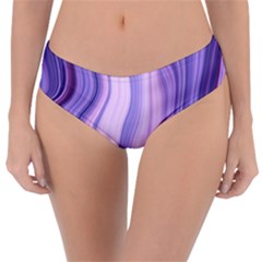 Marbled Ultra Violet Reversible Classic Bikini Bottoms by NouveauDesign