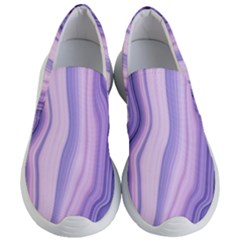 Marbled Ultra Violet Women s Lightweight Slip Ons by NouveauDesign