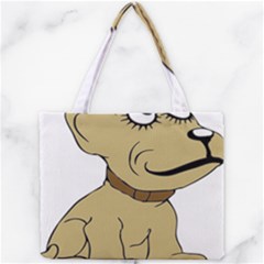 Dog Cute Sitting Puppy Pet Mini Tote Bag by Nexatart