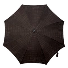 Gator Brown Leather Print Hook Handle Umbrellas (small) by LoolyElzayat