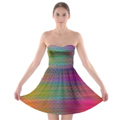 Colorful Sheet Strapless Bra Top Dress by LoolyElzayat