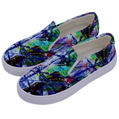Depression 7 Kids  Canvas Slip Ons by bestdesignintheworld