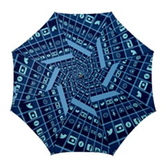 Mobile Phone Smartphone App Golf Umbrellas by Sapixe