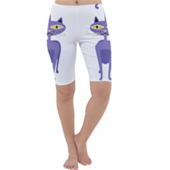 Cat Clipart Animal Cartoon Pet Cropped Leggings  by Sapixe