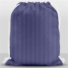 Subtle Textures Usa Flag Blue Mattress Ticking Pattern Drawstring Bag (large) by PodArtist