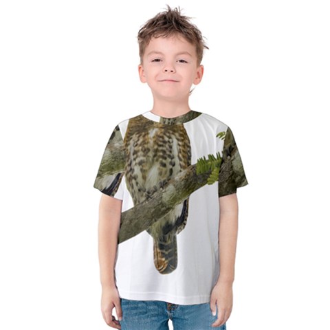 Owl Bird Kids  Cotton Tee by Sapixe
