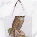 Bird Owl Animal Vintage Isolated Mini Tote Bag View1