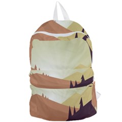 Sky Art Silhouette Panoramic Foldable Lightweight Backpack by Sapixe