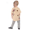 Flower Traditional Chinese Painting Kids Raglan Tee View2