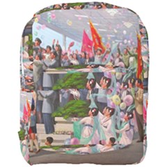 North  Korea - Propaganda Full Print Backpack by Valentinaart