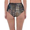 Architecture City Home Window Reversible High-Waist Bikini Bottoms View4