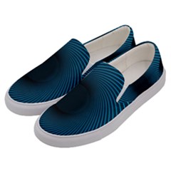 Background Spiral Abstract Pattern Men s Canvas Slip Ons by Nexatart