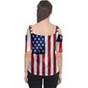 American Usa Flag Vertical Cutout Shoulder Tee View2