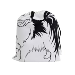 Animal Canine Dog Japanese Chin Drawstring Pouches (extra Large) by Sapixe