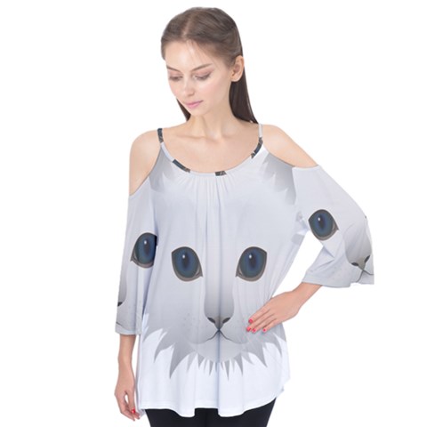 Cat Animal Pet Kitty Cats Kitten Flutter Tees by Sapixe