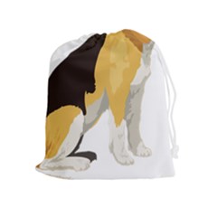 Black Yellow Dog Beagle Pet Drawstring Pouches (extra Large) by Sapixe