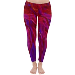 Background Texture Pattern Classic Winter Leggings by Nexatart