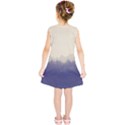 Cloudy Foggy Forest with pine trees Kids  Tunic Dress View2