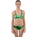 GREEN Wrap Around Bikini Set View1