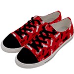 RED Women s Low Top Canvas Sneakers