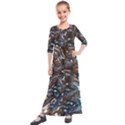 Melted metal                                       Kids  Quarter Sleeve Maxi Dress View1