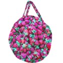 Pile Of Red Strawberries Giant Round Zipper Tote View1
