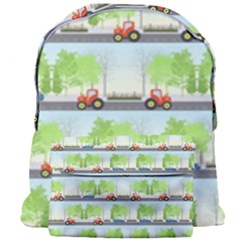 Cars And Trees Pattern Giant Full Print Backpack by linceazul