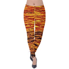 Liquid Gold Velvet Leggings by FunnyCow