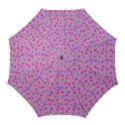 Pink Star Blue Hats Golf Umbrellas View1