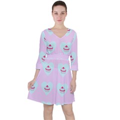 Pink Cupcake Ruffle Dress by snowwhitegirl