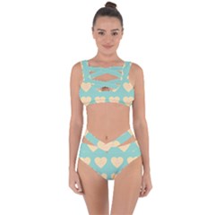 Teal Cupcakes Bandaged Up Bikini Set  by snowwhitegirl