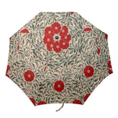 Papanese Floral Red Folding Umbrellas by snowwhitegirl