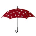 Red White Cross Hook Handle Umbrellas (Small) View3