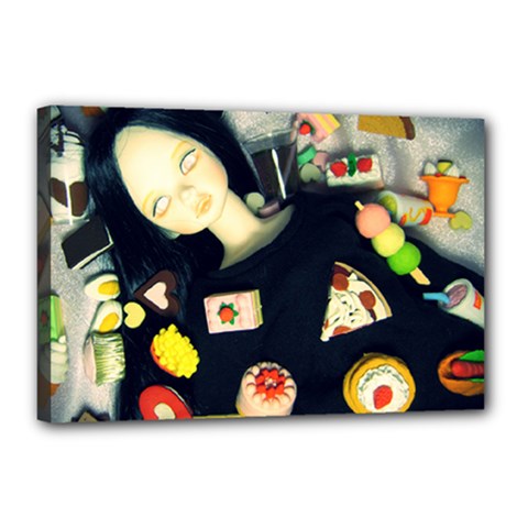 Food Canvas 18  X 12  by snowwhitegirl