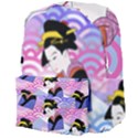 Japanese Abstract Blue Giant Full Print Backpack View4