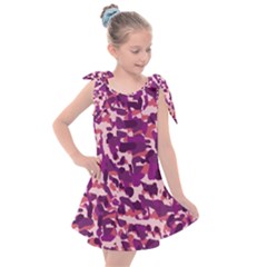 Pink Camo Kids  Tie Up Tunic Dress by snowwhitegirl