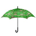 Green Mermaid Scale Hook Handle Umbrellas (Medium) View3