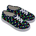 Eye Dots Green Blue Red Kids  Classic Low Top Sneakers View3