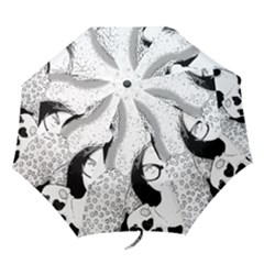 Twins Folding Umbrellas by snowwhitegirl