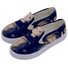Forest Queen Kids  Canvas Slip Ons by snowwhitegirl